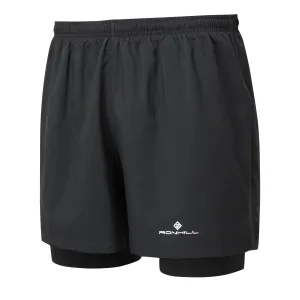 Ronhill Core Twin Short Mens | Black/bright White