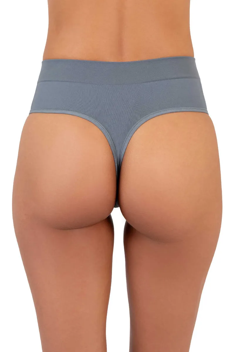 SLATE HIGH SCULPT THONG