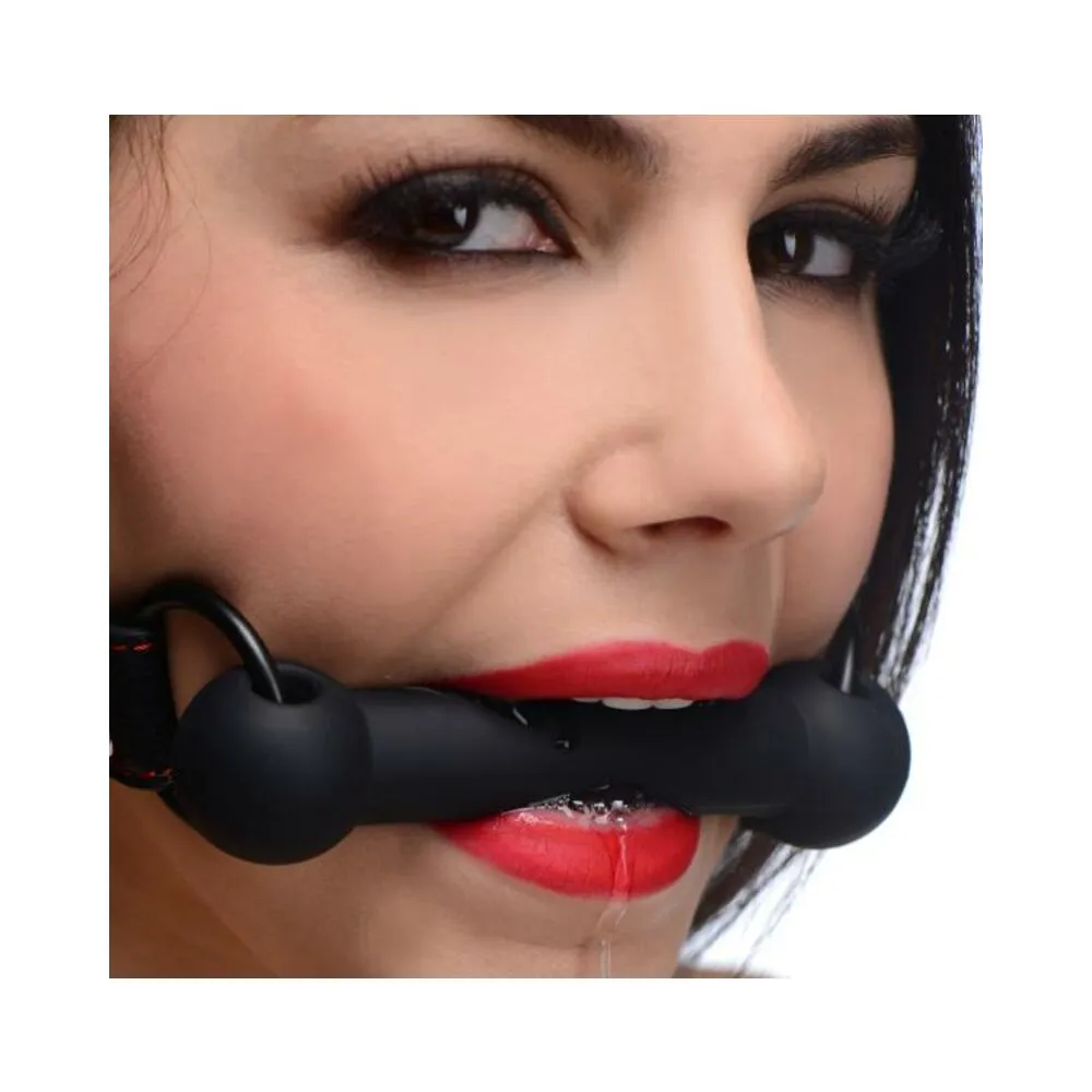 Strict Silicone Bit Gag Black O/S