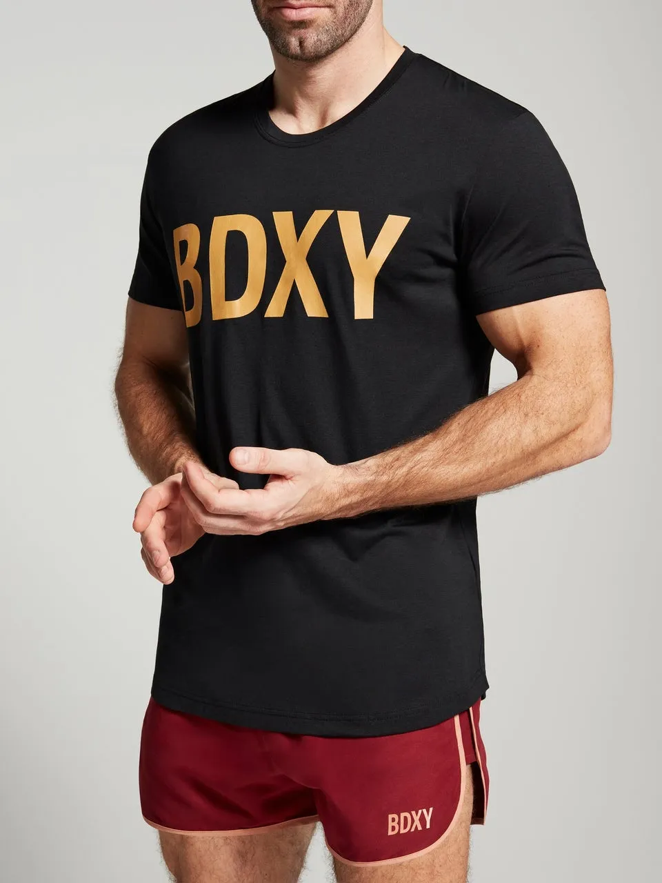 The Actor T-shirt with Logo by BDXY in Black