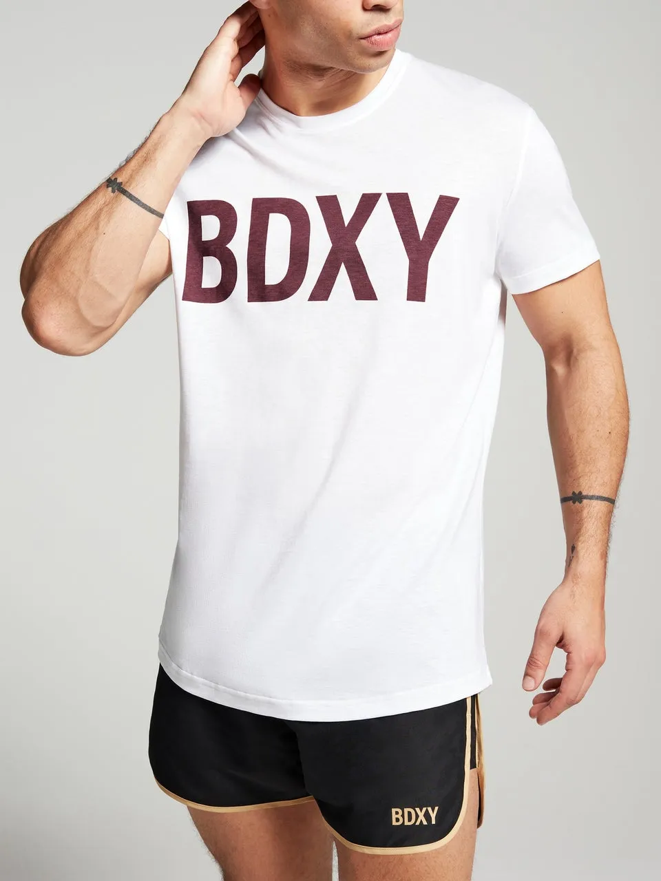 The Actor T-shirt with Logo by BDXY in Black