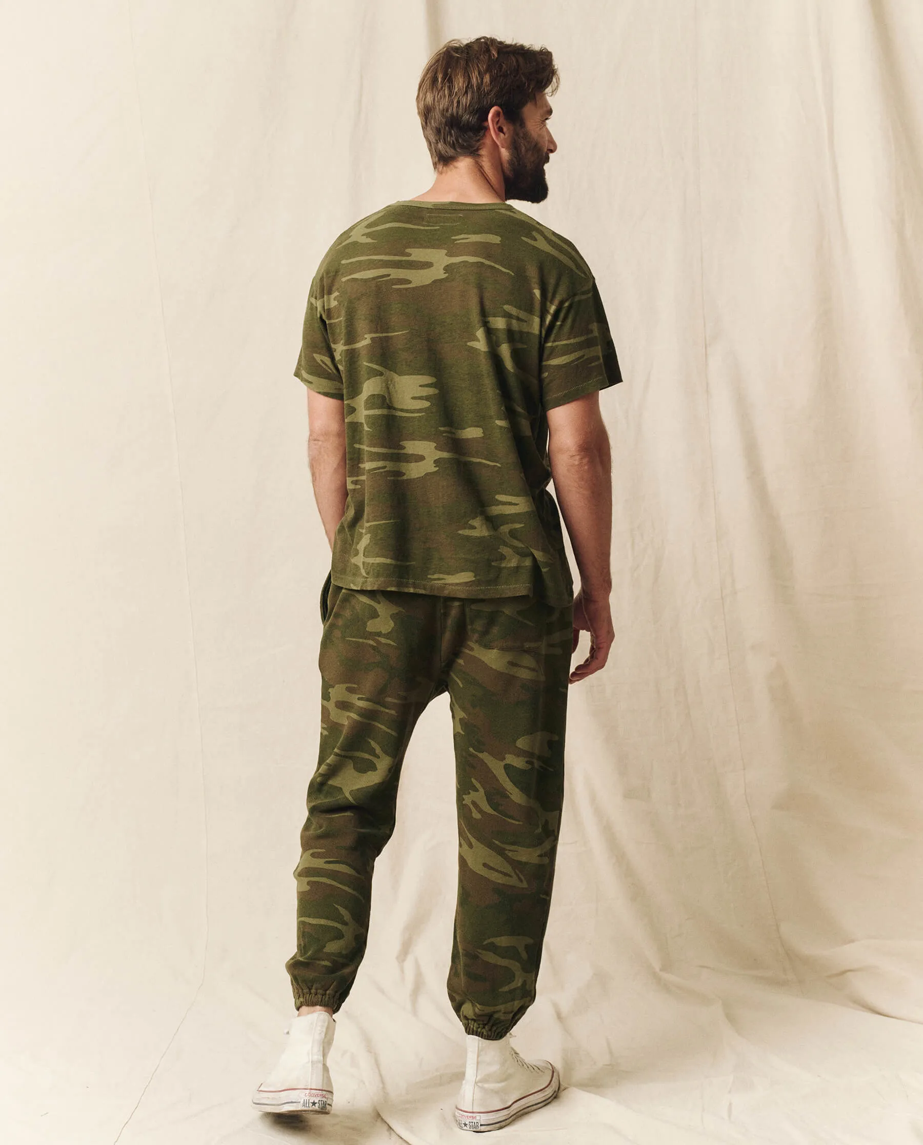 The Men's Boxy Crew. -- Deep Woods Camo