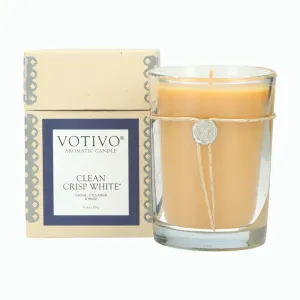 Votivo Aromatic Candle - Clean Crisp White No.19