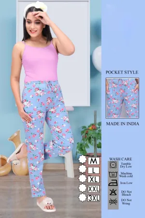 Women's Stylish Printed Soft Cotton Pajamas